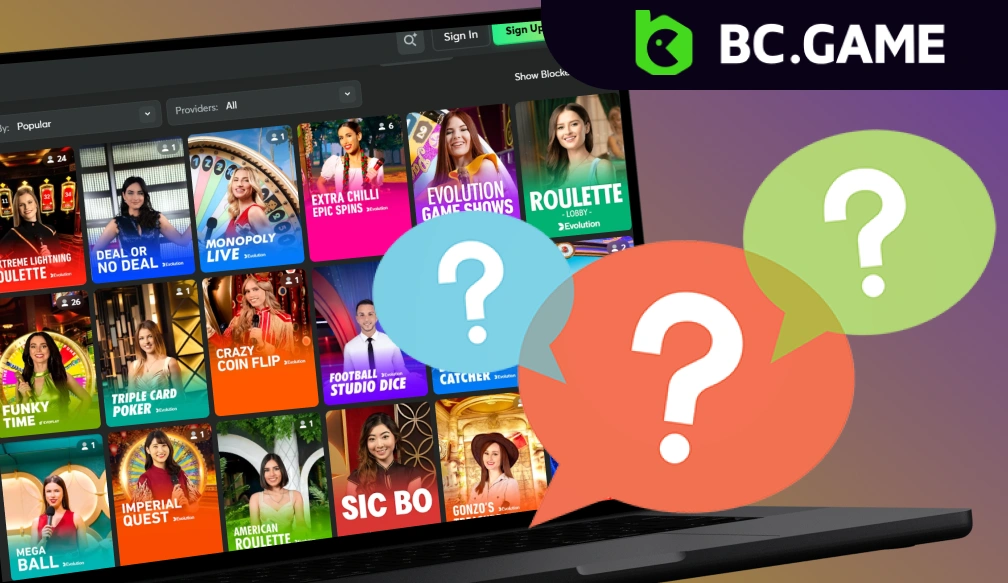 Comuníquese con BC Game para cualquier problema.