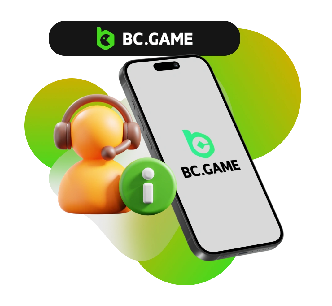 Contacta con el soporte de BC Game