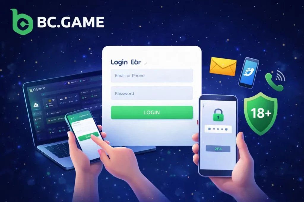 Guía Paso a Paso para Iniciar Sesión en BC.Game