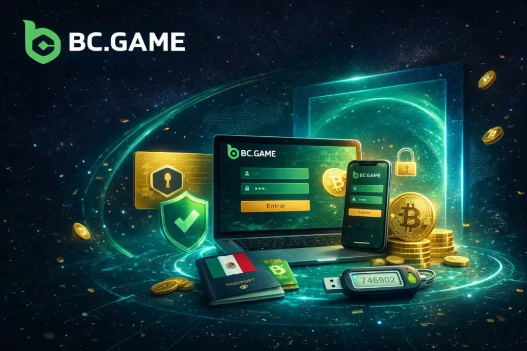 Registro e inicio de sesión mediante el BCGame espejo