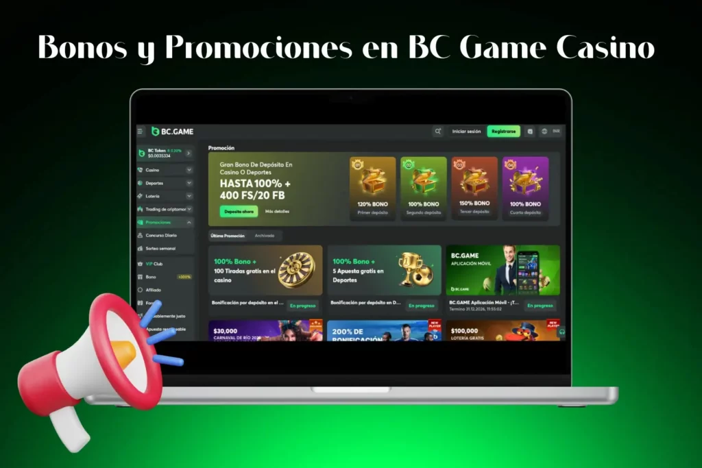 Bonos y Promociones en BC Game Casino