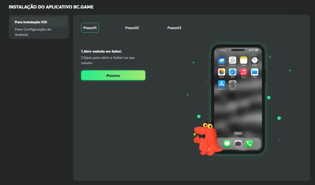 Guia do aplicativo iOS