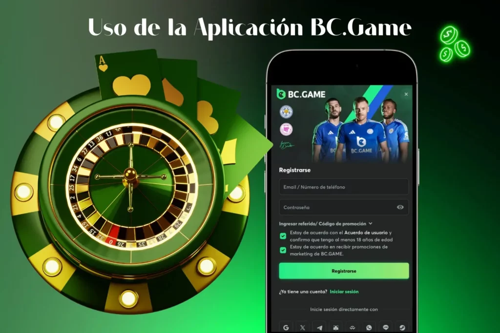 Uso de la Aplicación BC.Game